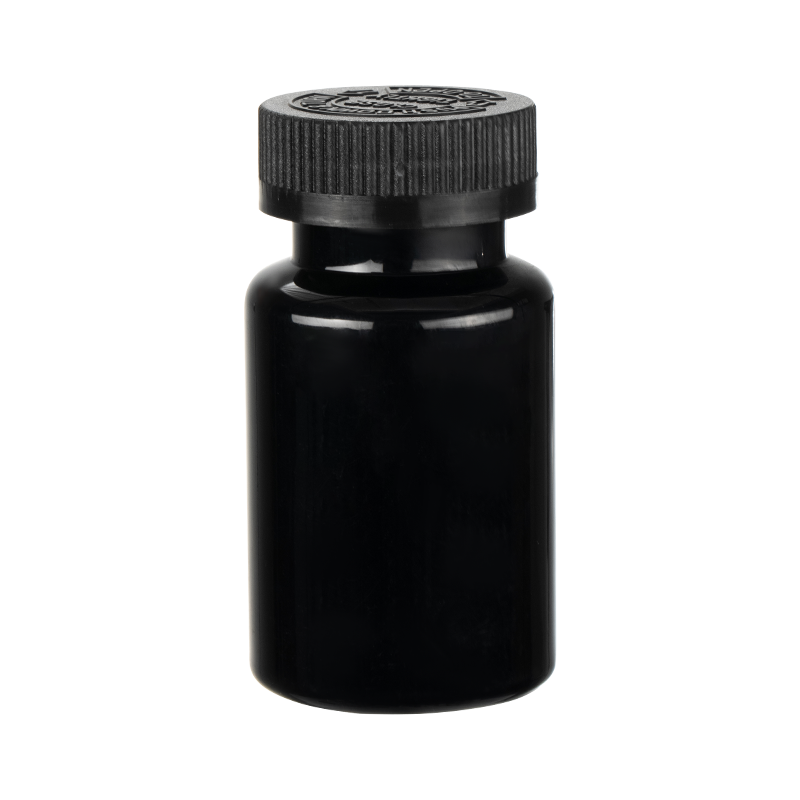 PET 120 ml pitkäkaulainen pyöreä pullo