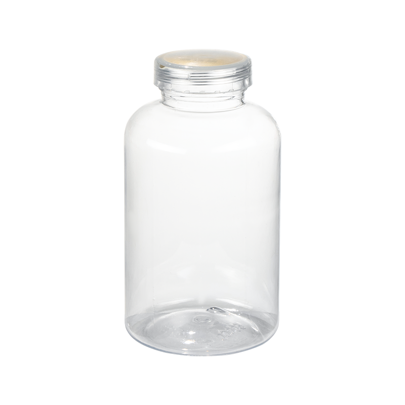 Yksinkertainen PET 500 ml pyöreä pullo