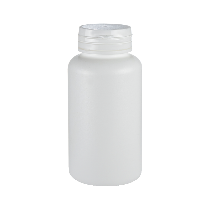 Pyöreä HDPE-pullo 44 mm:n repäisylualla